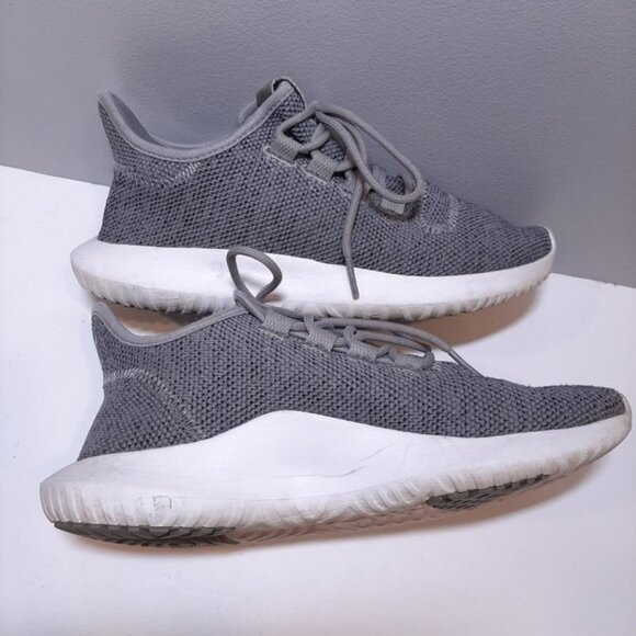 Adidas Tubular Shadow Running Shoes Chalk Grey Trainers Athletic Sneakers Size 6 - Picture 6 of 16